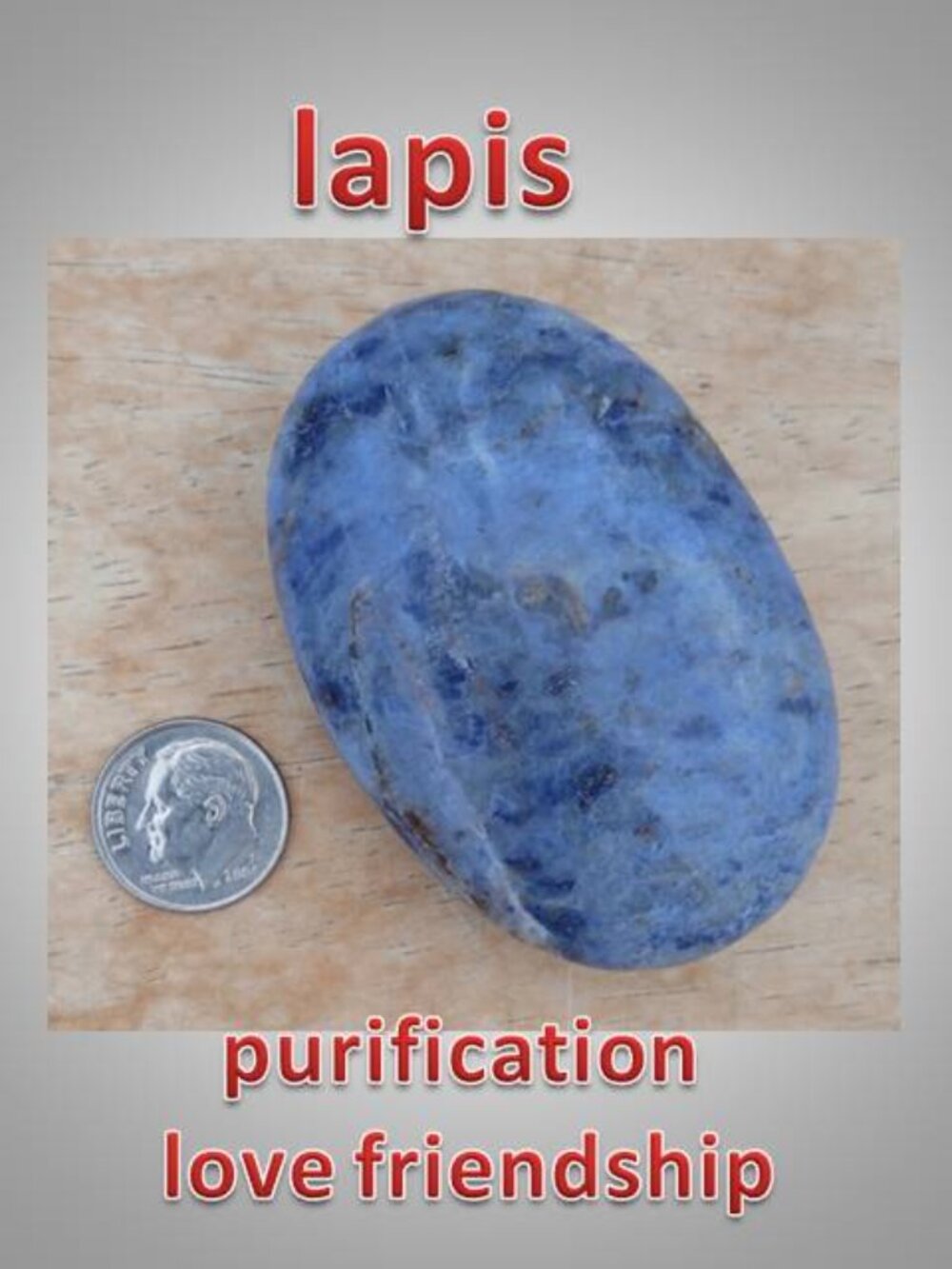 Lapis Lazuli palm stone 02 crystal mineral stone
